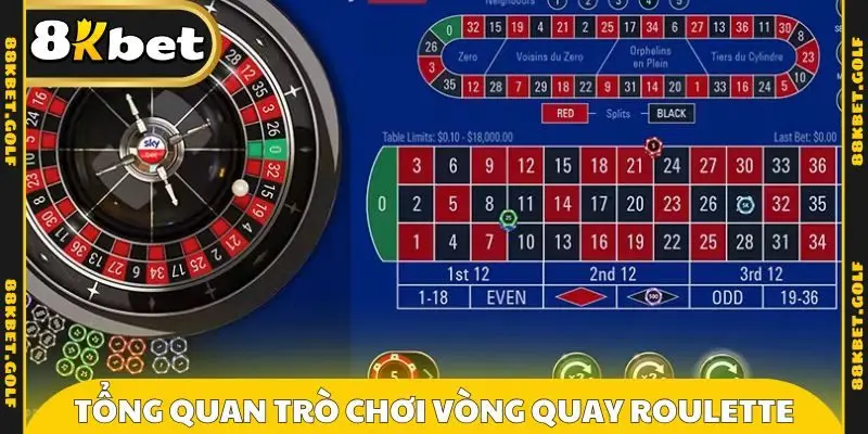 Tổng quan trò chơi vòng quay Roulette